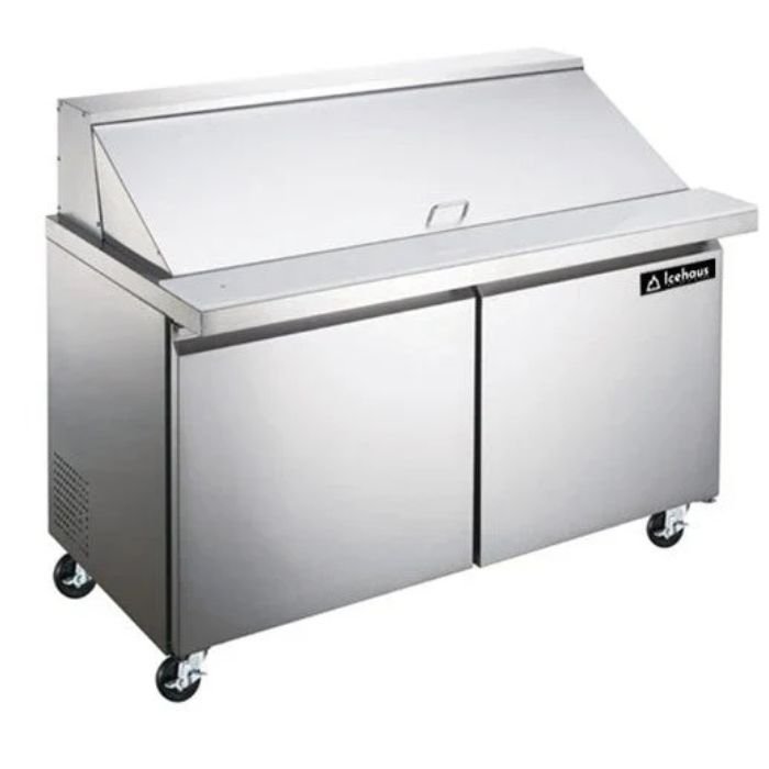 Icehaus ME‑2P‑SS‑02 – Mesa Refrigerada 17 Pies³ | 0–4 °C | 16 Insertos - Image 1